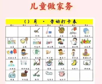 上杭儿童做家务年龄对照表